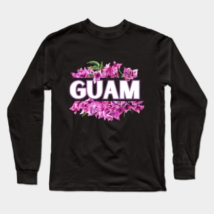 Guam Bougainvillea Long Sleeve T-Shirt